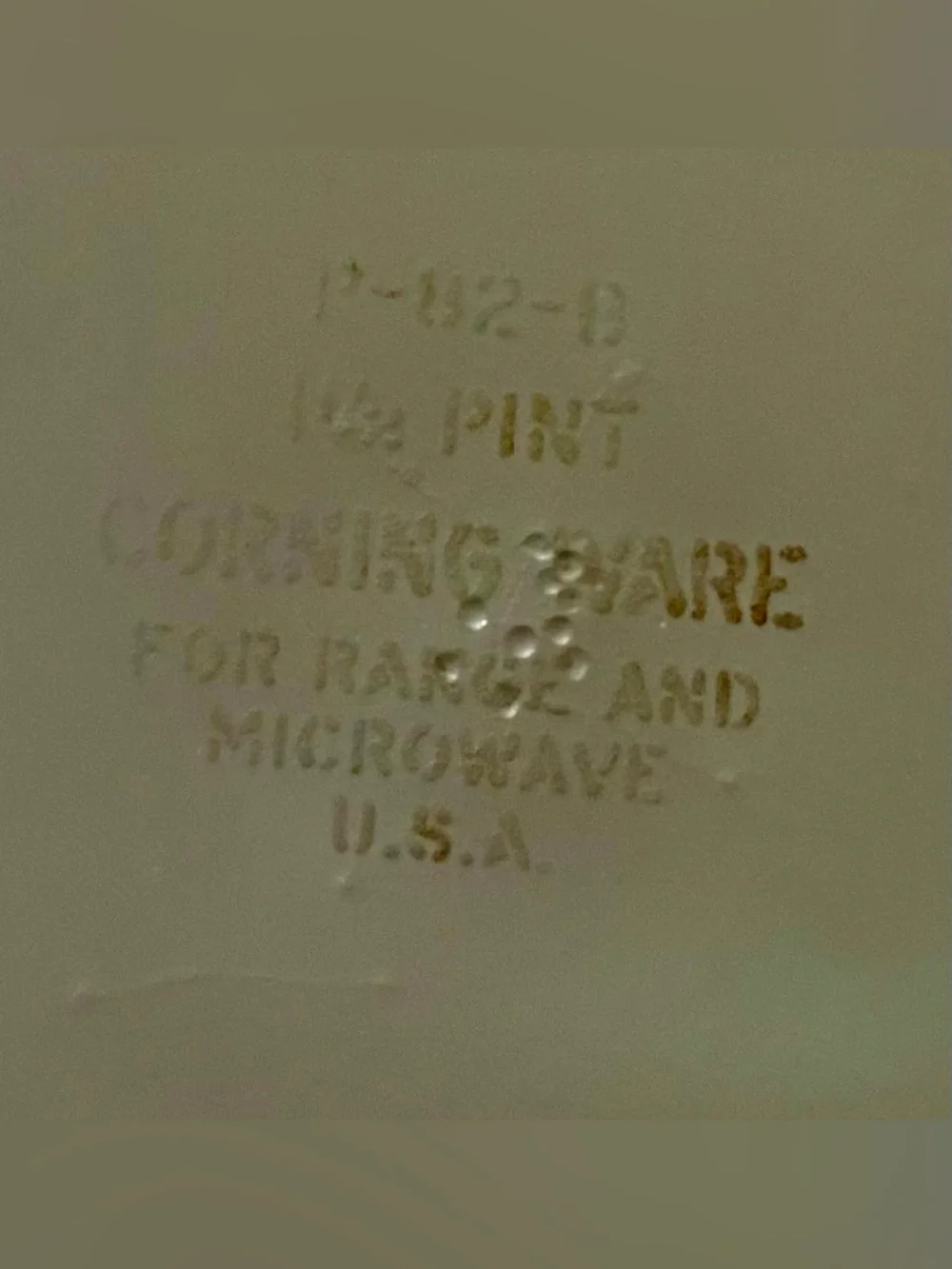 Pyrex corningware bakeware